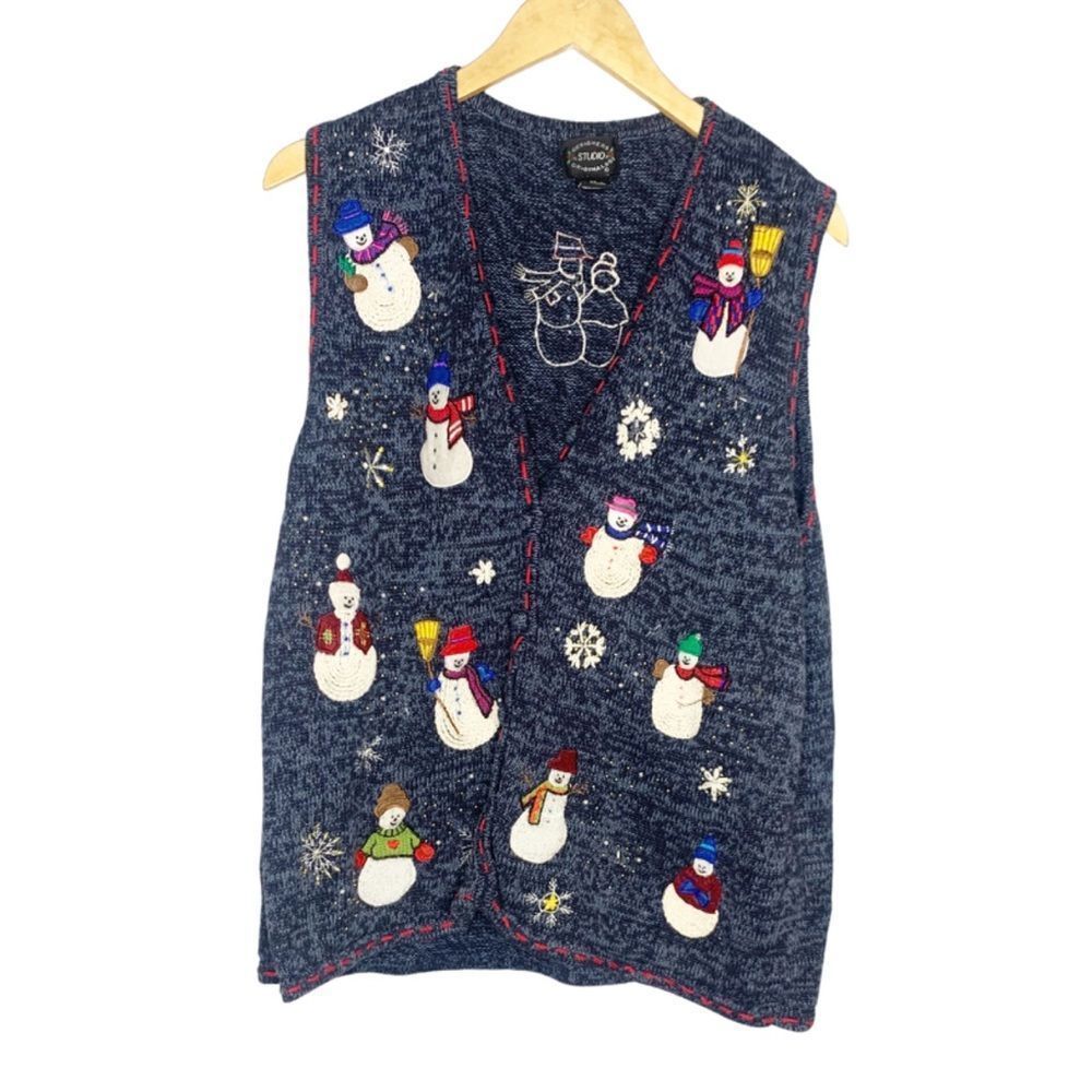 Christmas Snowman Sweater Vest‎